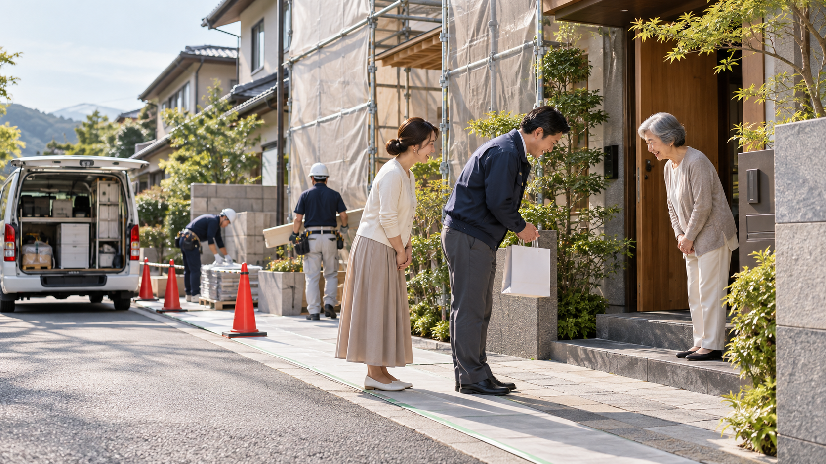 近隣挨拶と工事中マナー——邸宅リノベーションの現場作法