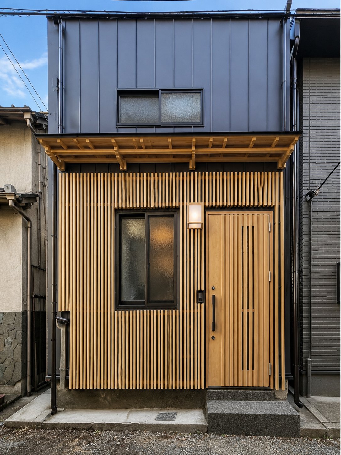 木スリットの外観